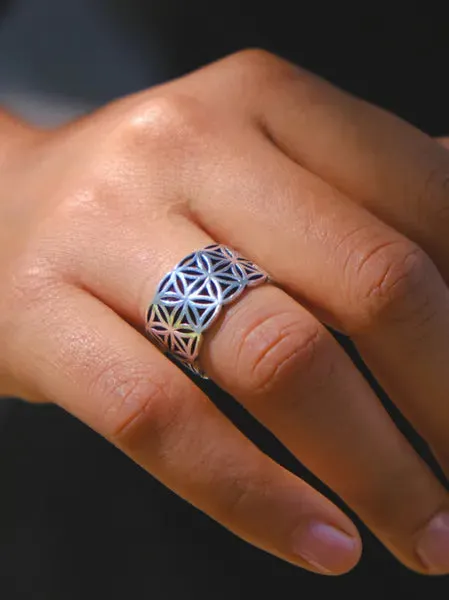 Flower of Life Ring