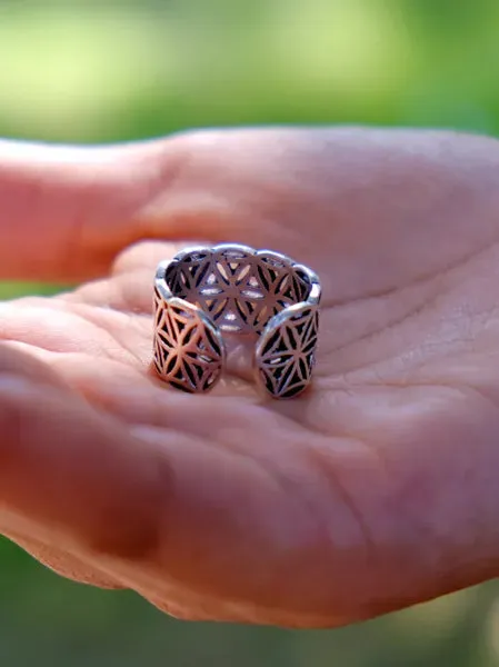 Flower of Life Ring