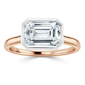 Isla - 18ct Rose Gold - Emerald