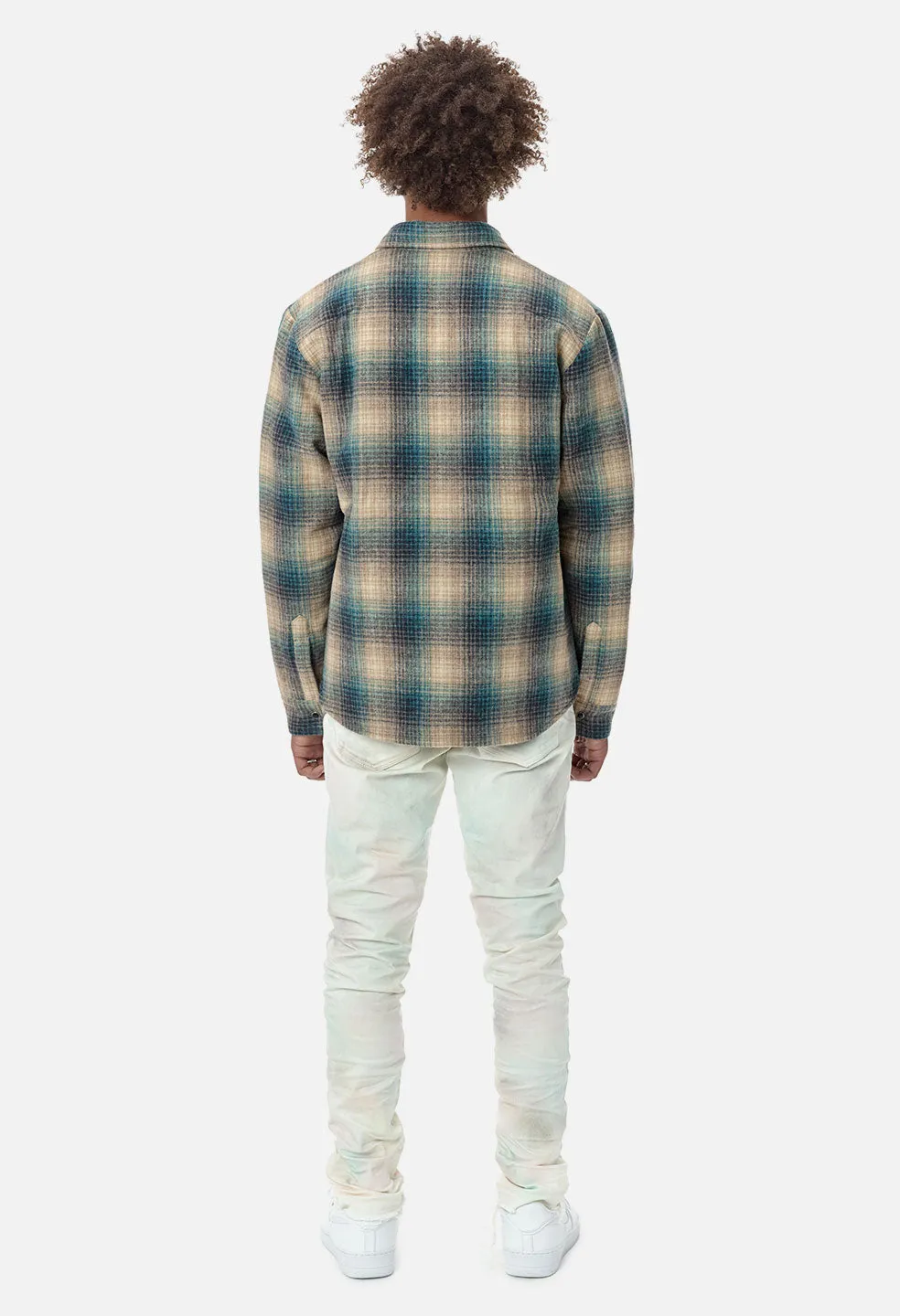 Jupiter Shirt / Brown X Navy Check