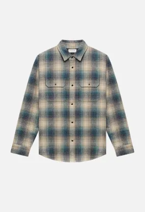 Jupiter Shirt / Brown X Navy Check