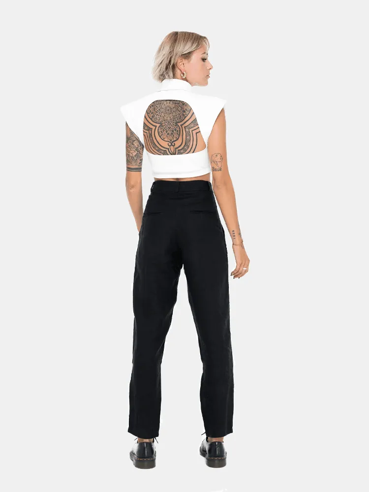 Lost In Nowhere Corey Crop Top - White