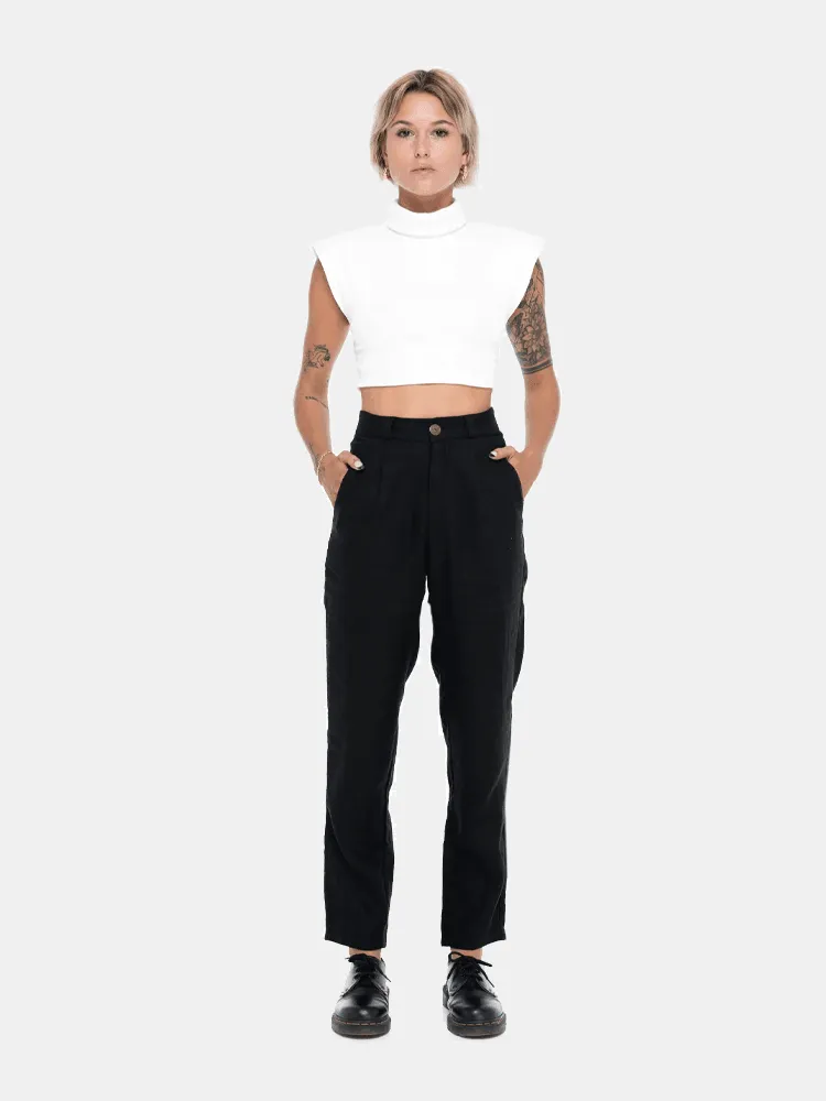 Lost In Nowhere Corey Crop Top - White