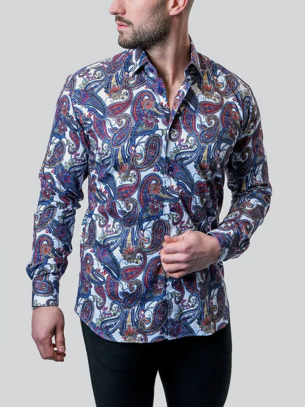 Maceoo Shirt | Fibonacci Bold Paisley Multi