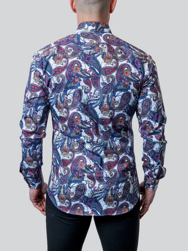 Maceoo Shirt | Fibonacci Bold Paisley Multi