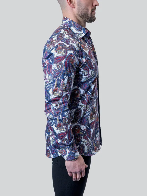 Maceoo Shirt | Fibonacci Bold Paisley Multi