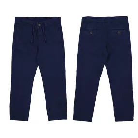 Mayoral Mini Linen Pants_Navy 3512-69