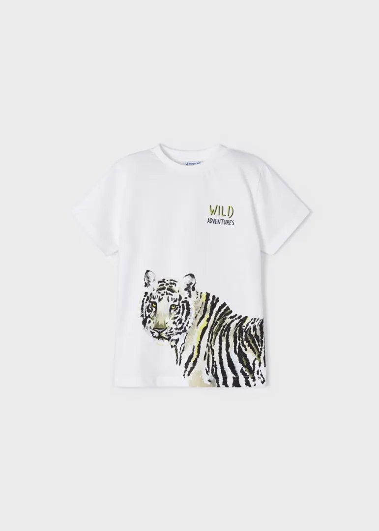 Mayoral Mini T-Shirt_ White 3007-25