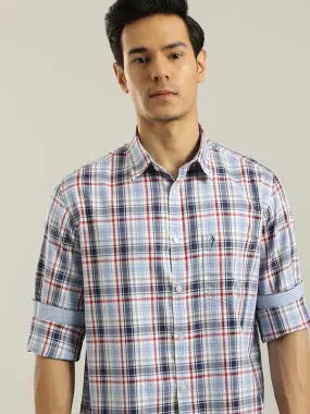 Men Checked Full Sleeve Cotton Shirt