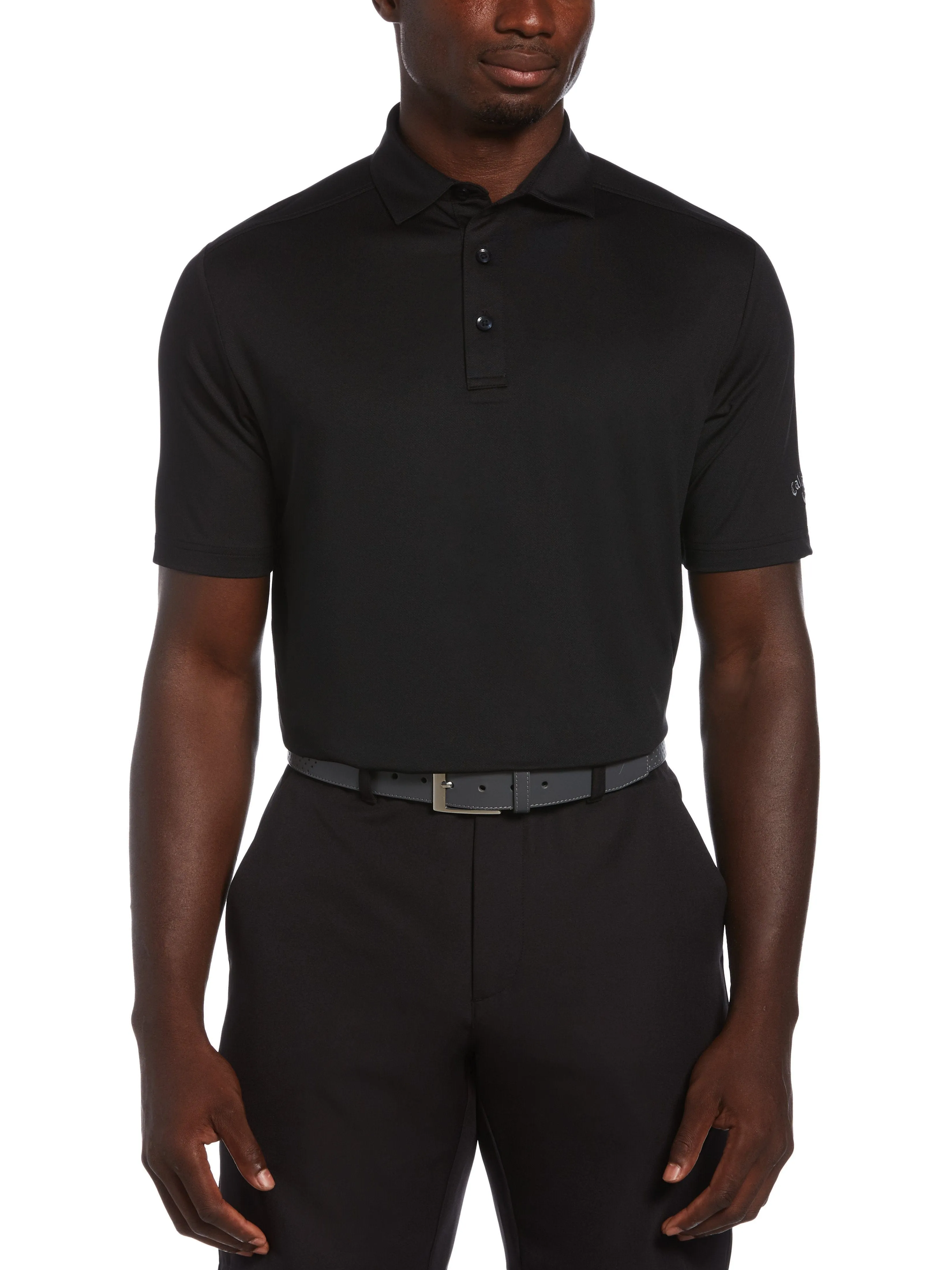 Mens Cooling Micro Hex Polo