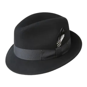 Men's Fedora Hat -Tino by Bailey of Hollywood Color Black