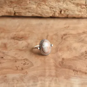 Ocean Jasper Delica Ring -  Delica Ring - Choose your own stone - Sterling Silver Ring