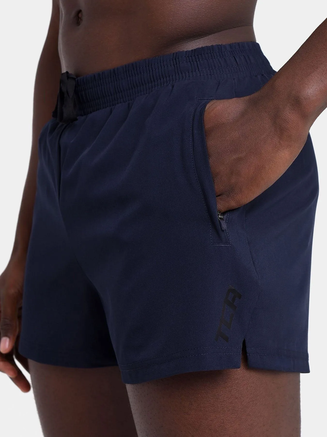 Pace Running Short for Men with Side Zip Pockets & Internal Netting