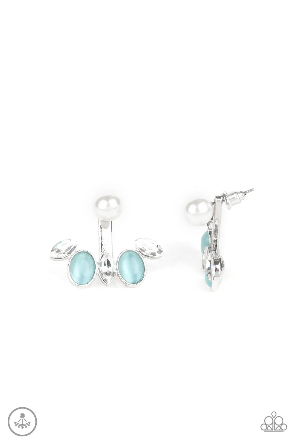 Paparazzi Modern Sophistication - Blue Post Earrings