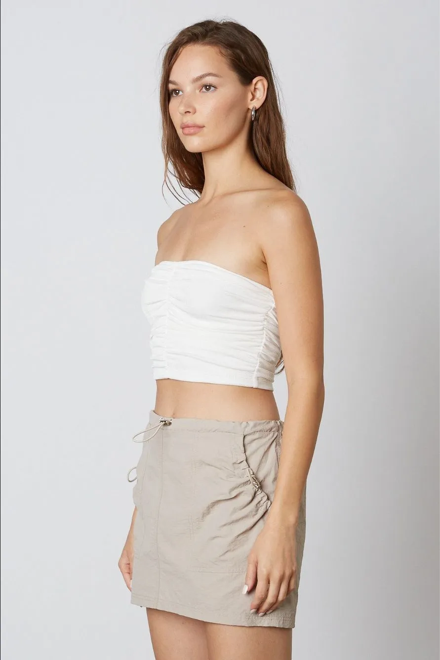 Parachute Mini Skirt - Tan