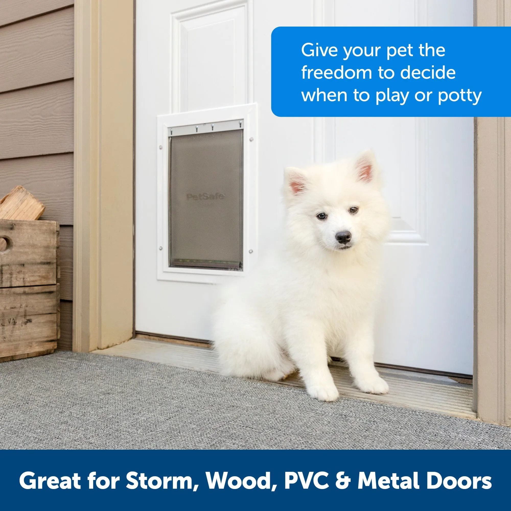 PetSafe Extreme Weather Aluminum Pet Door, Medium