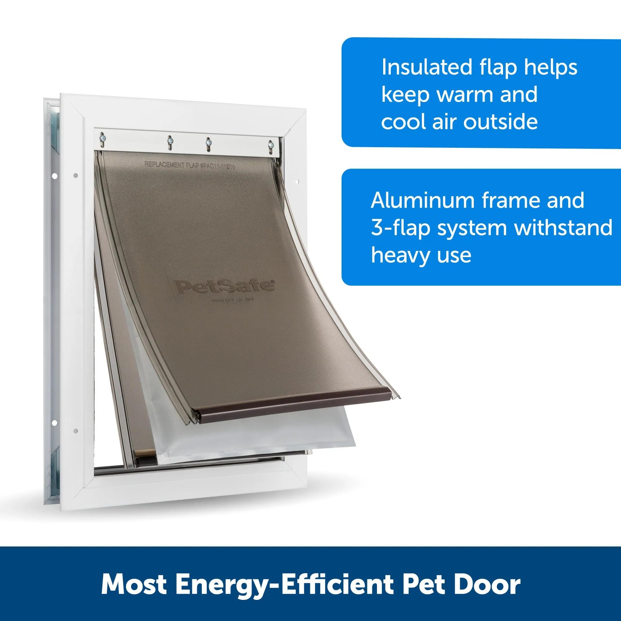 PetSafe Extreme Weather Aluminum Pet Door, Medium