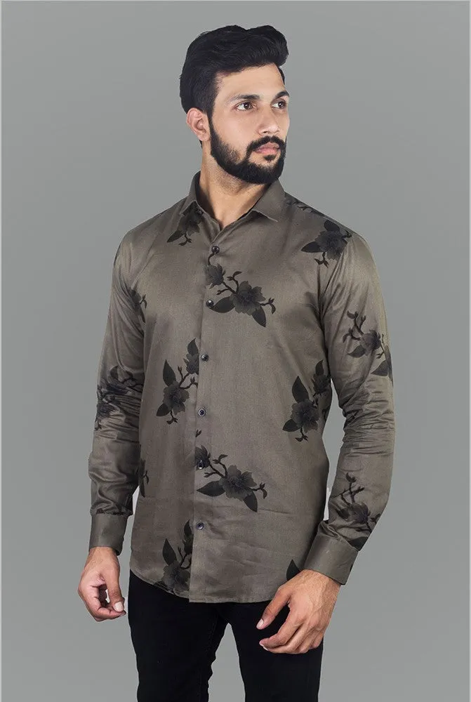 Printed Shirts for Men - Lush Green Twill Print | Buy Now