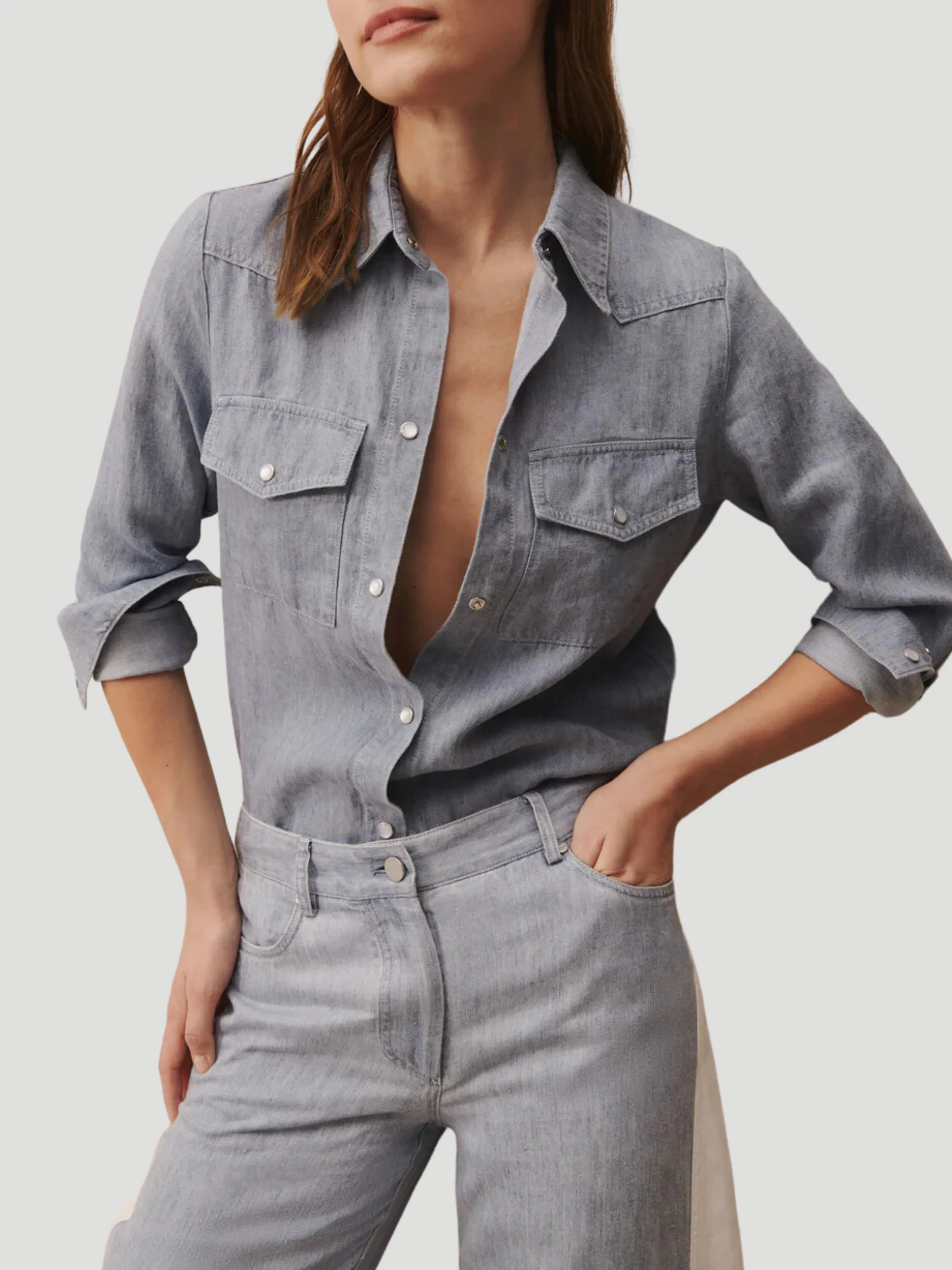 Rancher's Daughter Denim Shirt