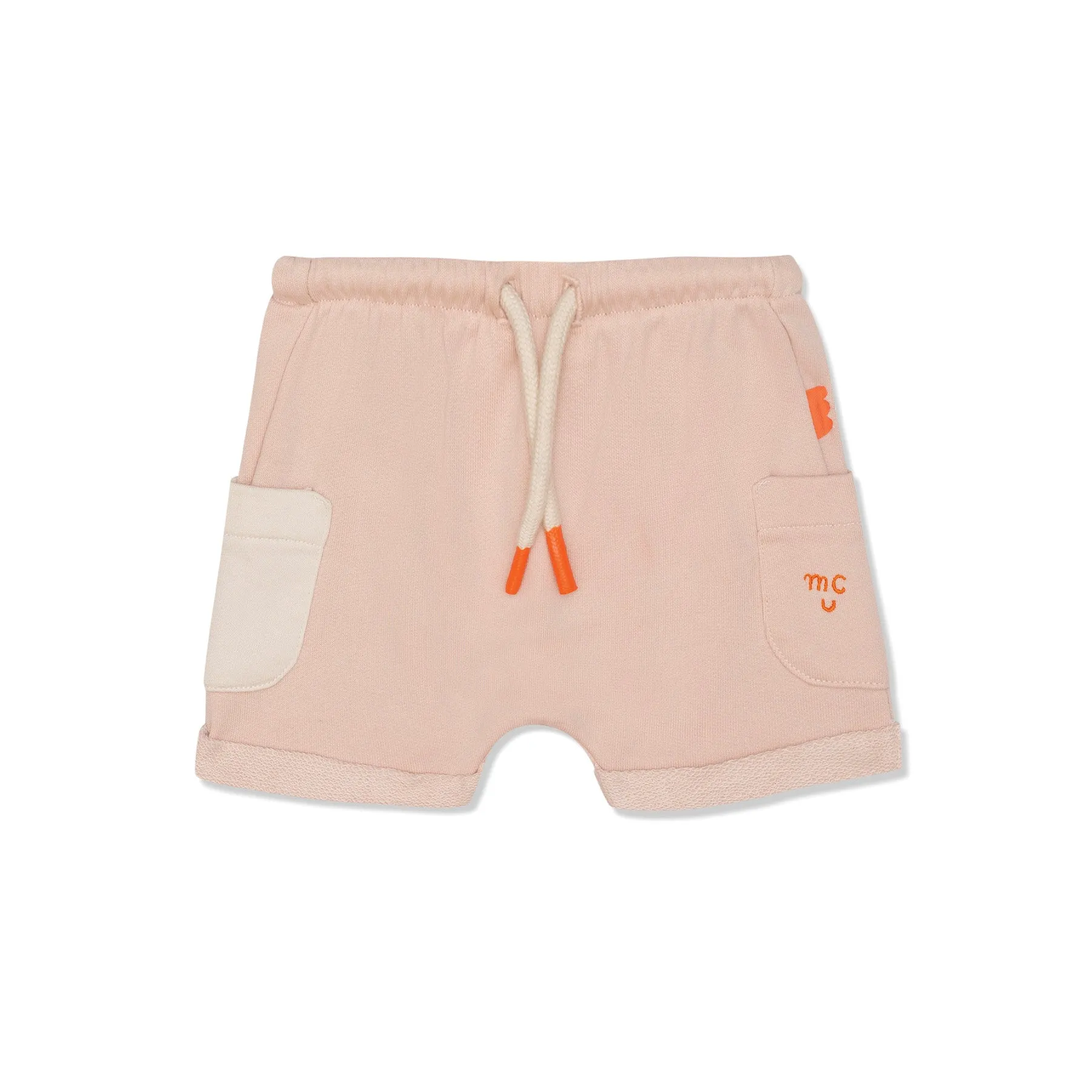 Recycled Cotton Sea Foam Baby Shorts