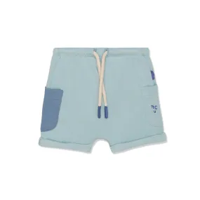 Recycled Cotton Sterling Blue Baby Shorts