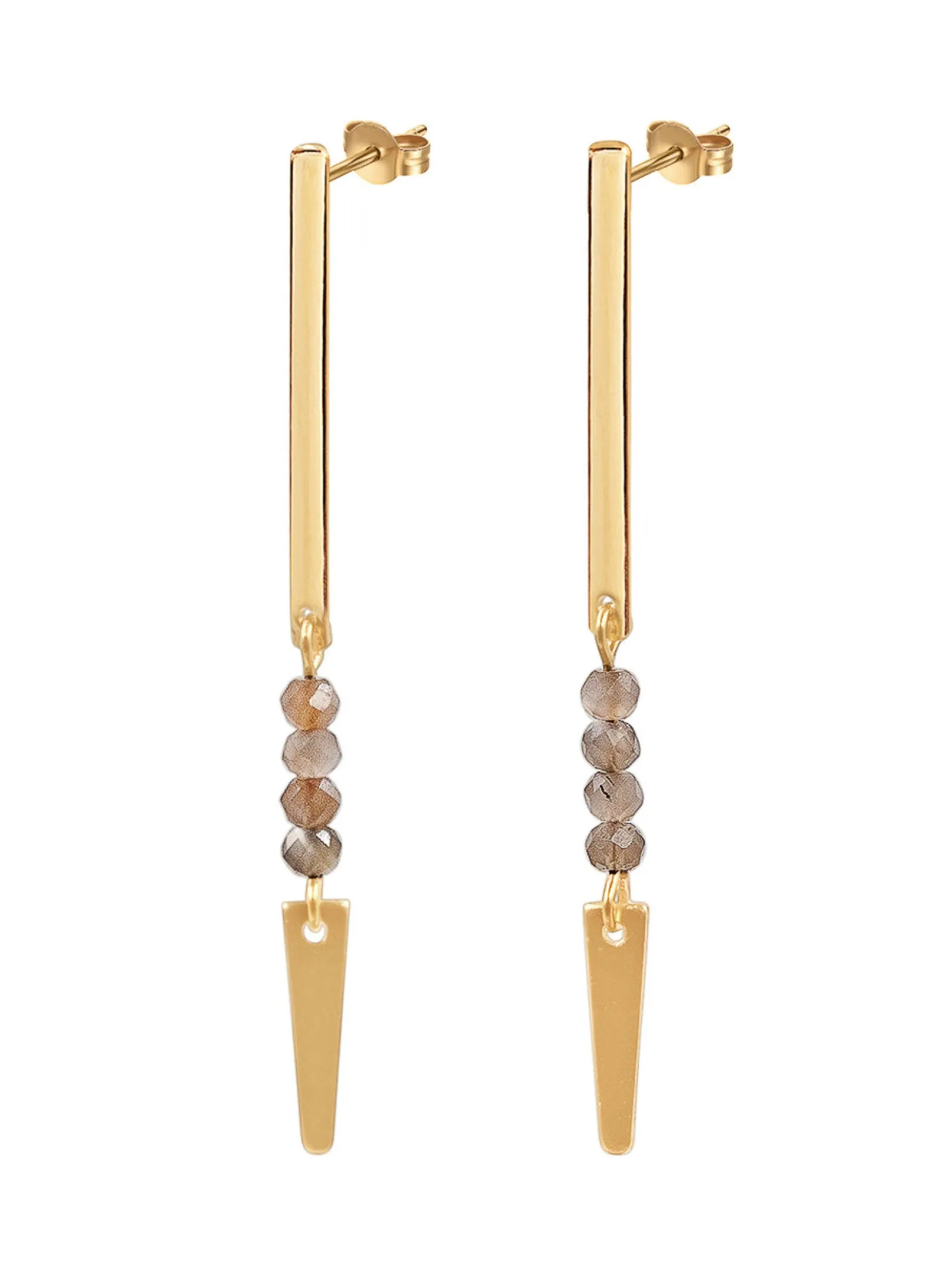 Spear Gemstone Earring