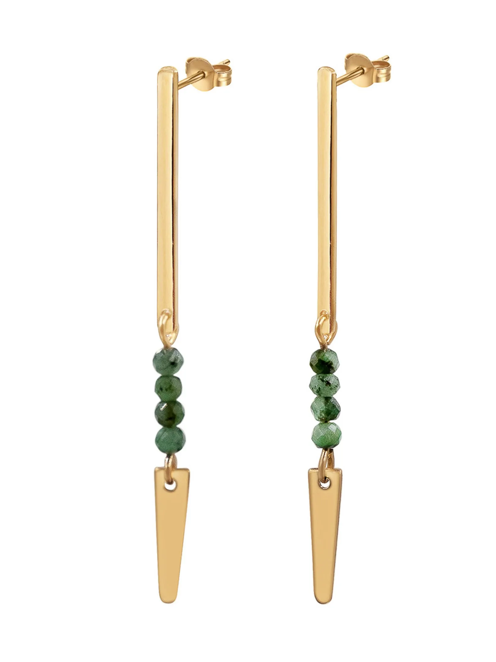 Spear Gemstone Earring