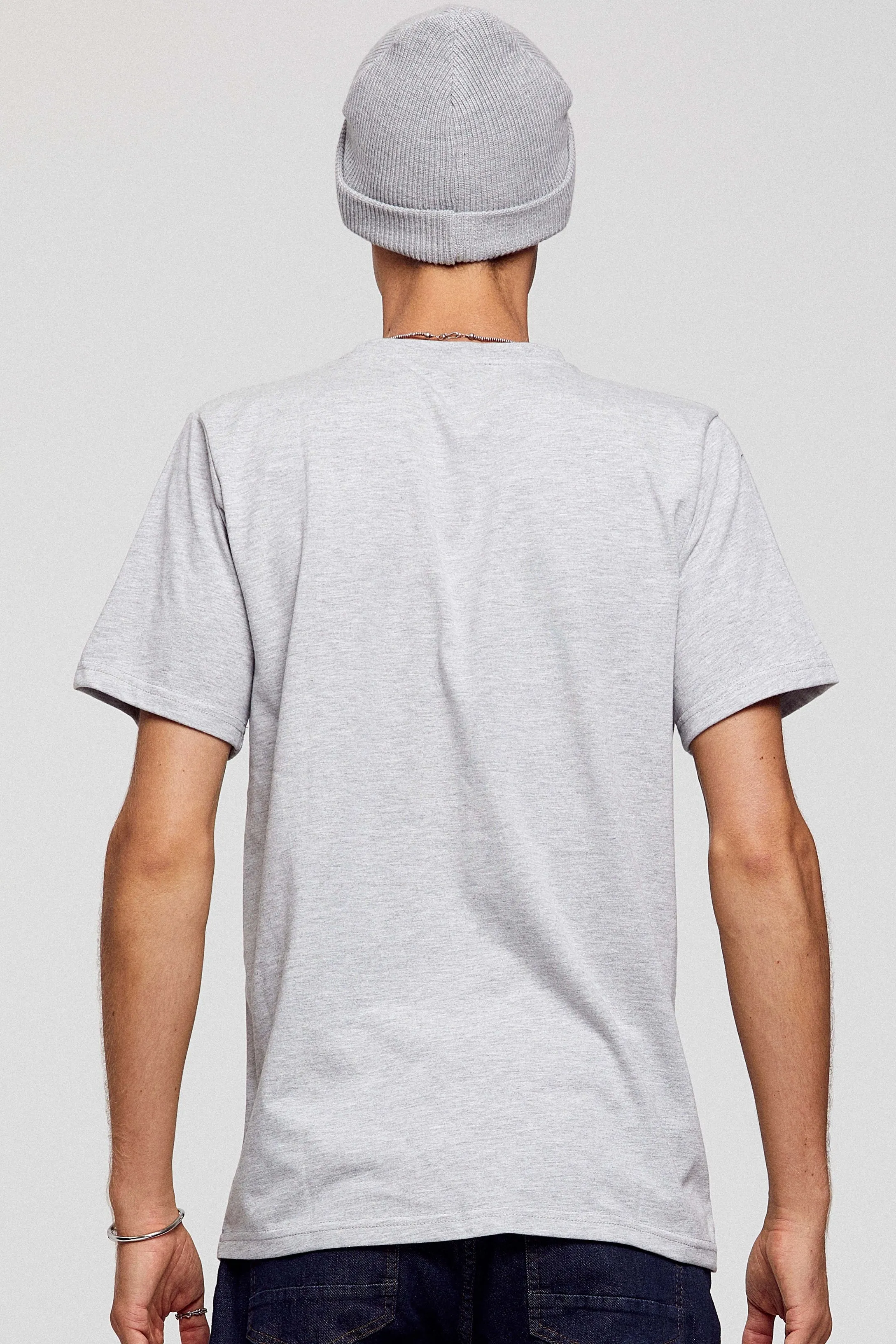 T-Shirt Unisex Basic Grey Melange