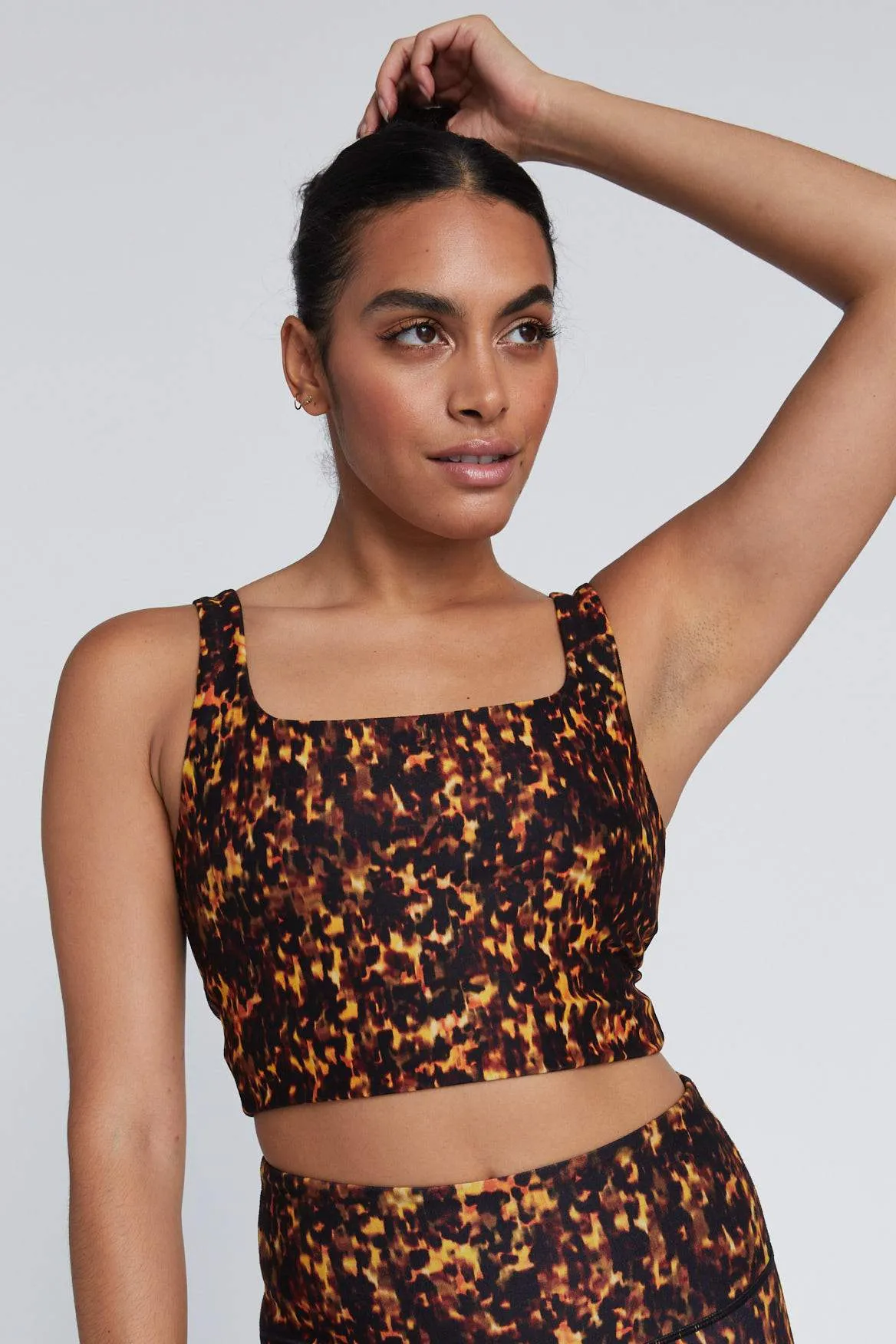 Thalia Cropped Tank Tortoise Shell