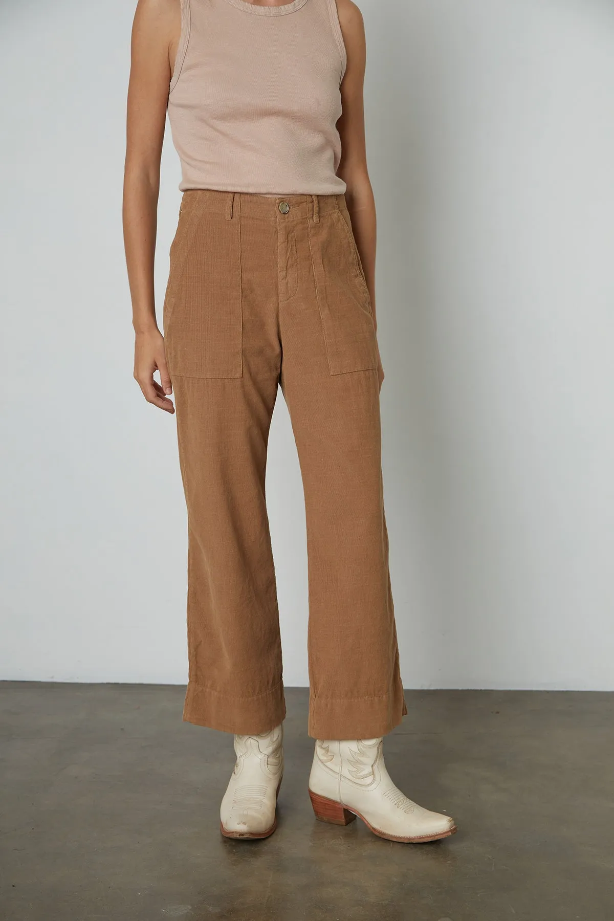 VERA CORDUROY WIDE LEG PANT