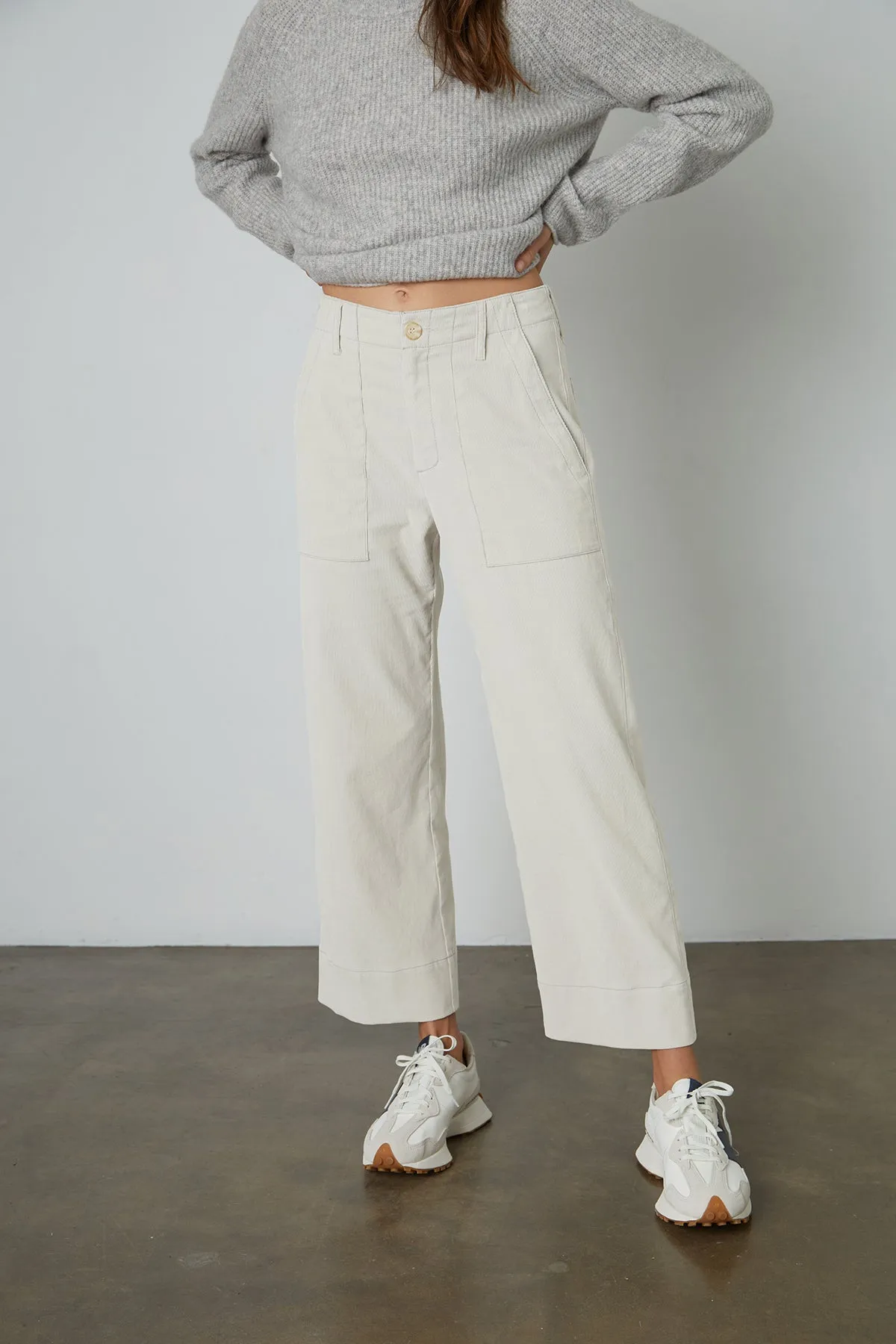 VERA CORDUROY WIDE LEG PANT