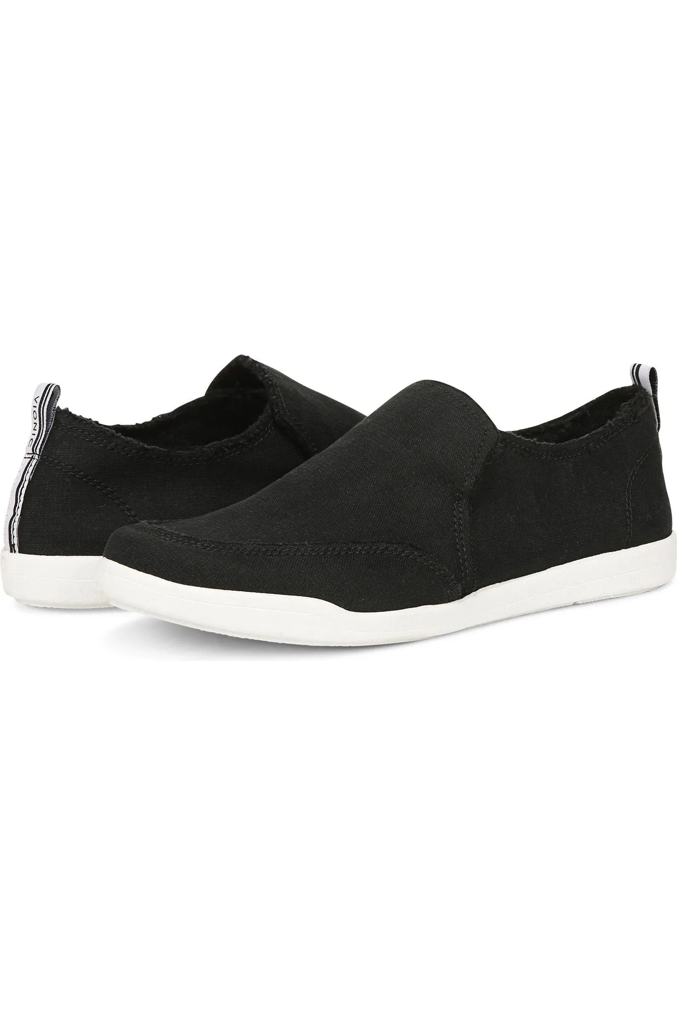 Vionic Canvas Slip-On Flat - Style Malibu BLK