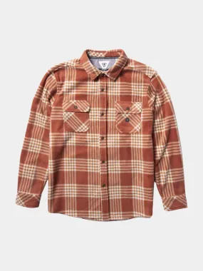 Vissla Eco-Zy Polar Flannel - Barn Red