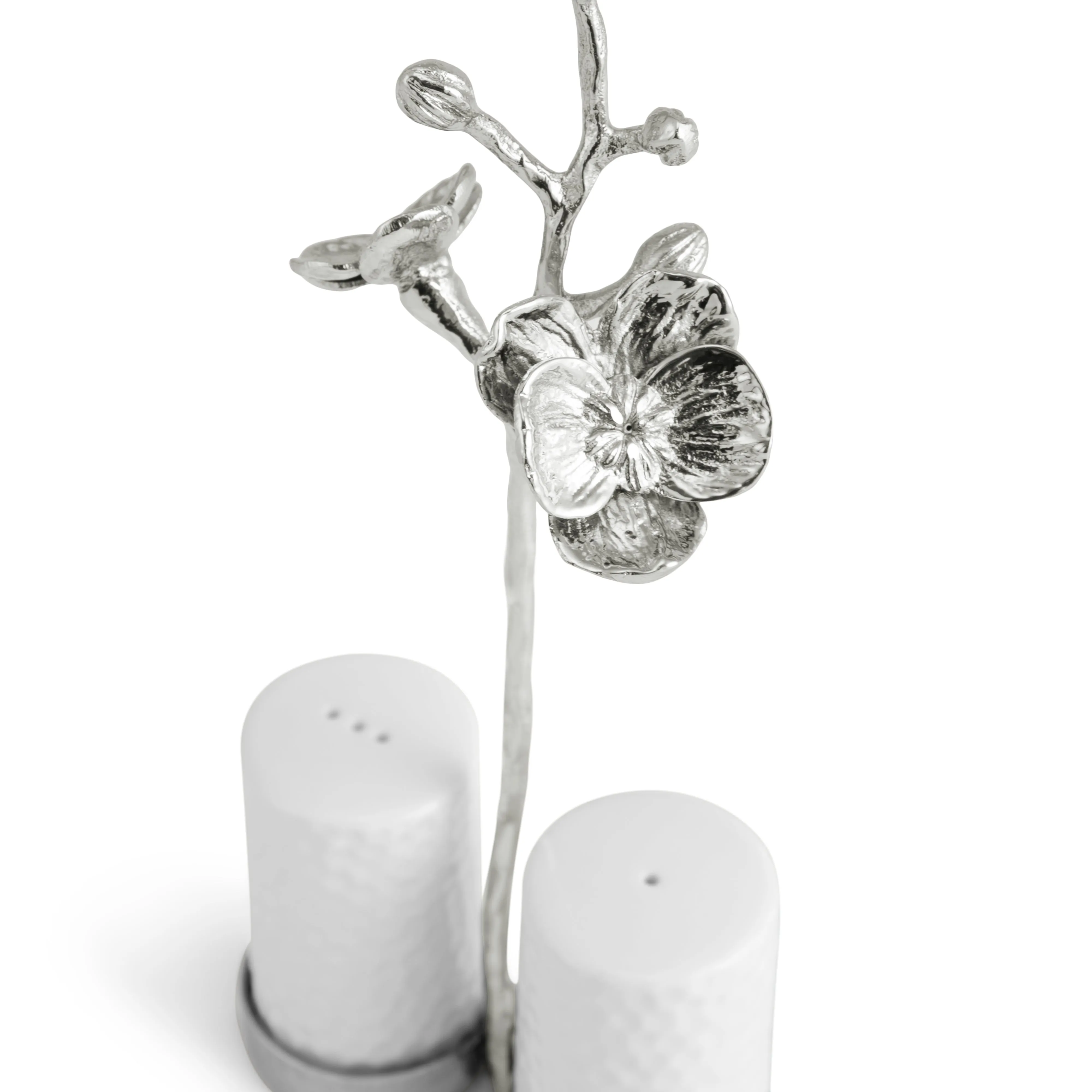 White Orchid Salt & Pepper Set